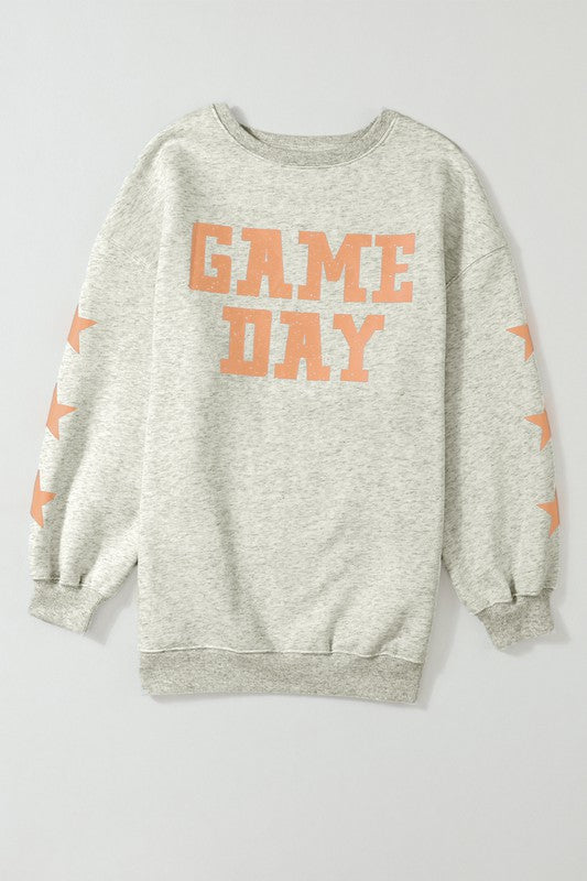 BLACK GAME DAY GRAPHIC SWEATSHIRT