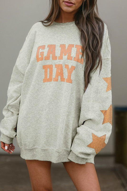 BLACK GAME DAY GRAPHIC SWEATSHIRT